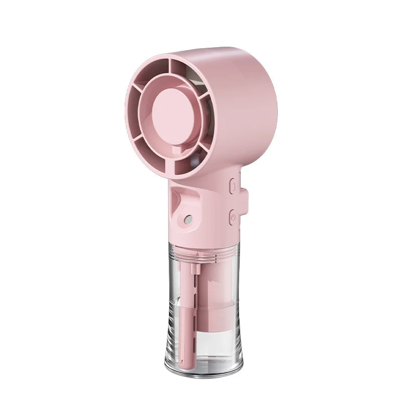 Portable Handheld Fan USB Rechargeable Personal Spray Water Mist Fans