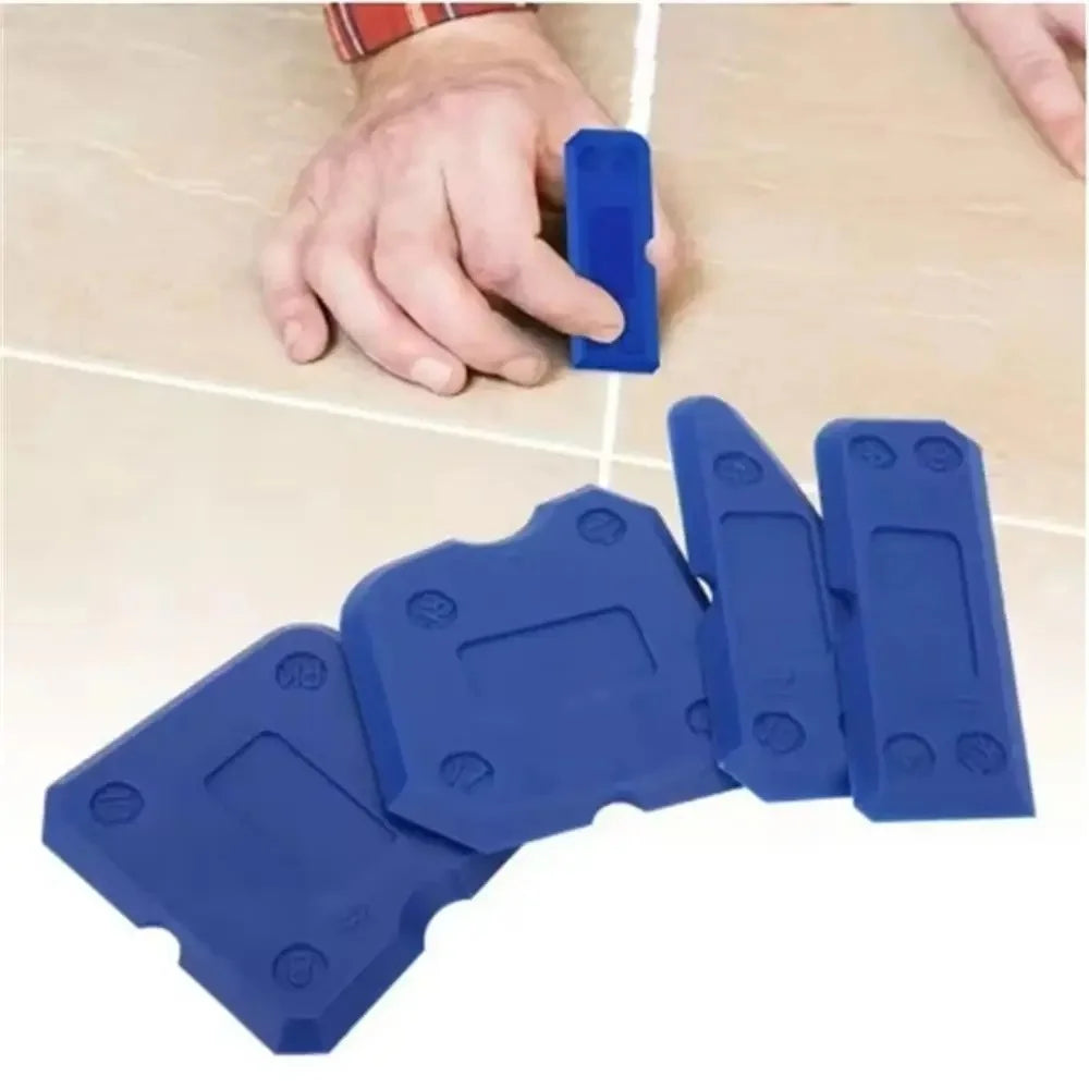 4-Piece Silicone Caulking Tool Set – Sealant Finisher & Scraper Caulking Tool Set Zpaxo