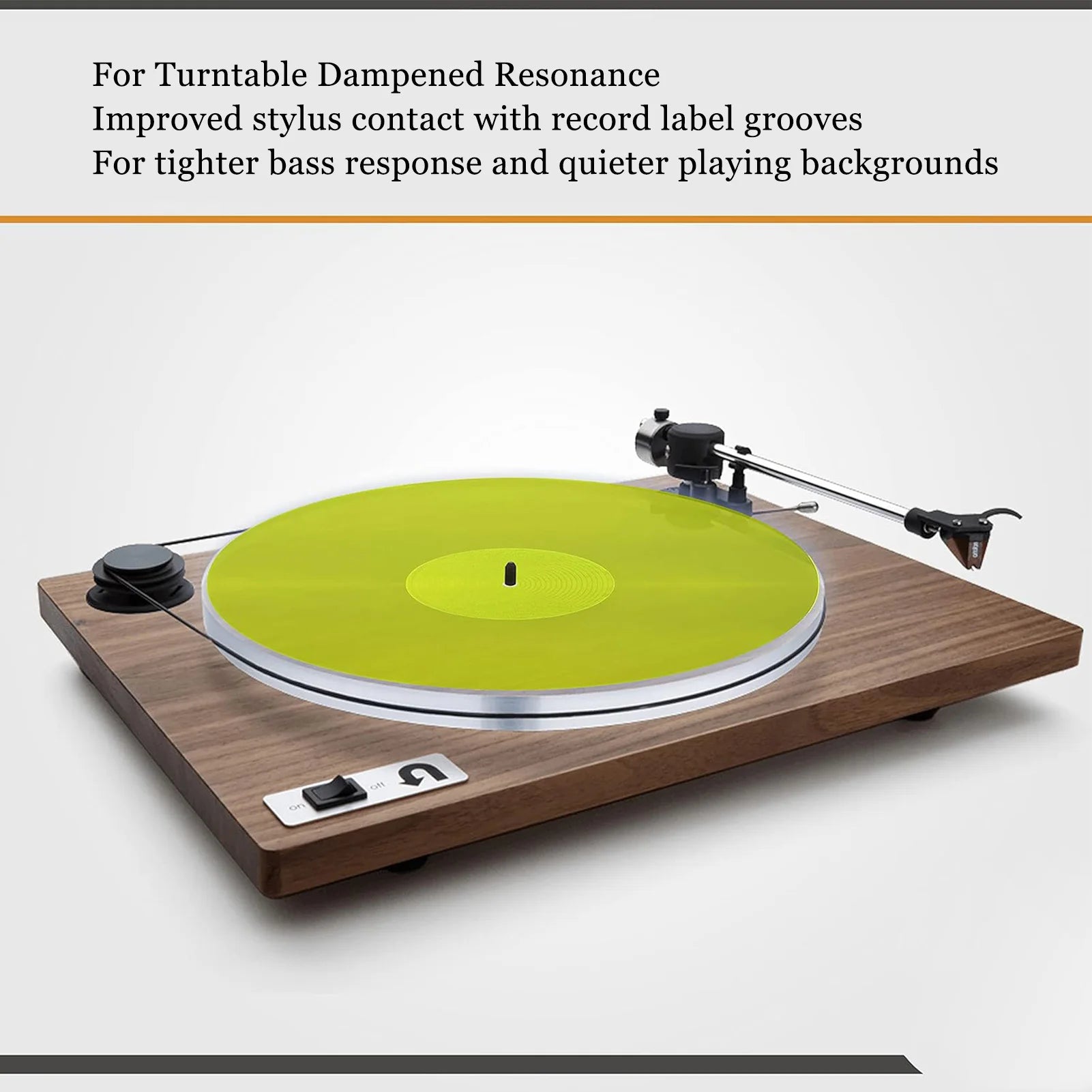 Turntable Mat Record Platter Slipmat Low Noise Acrylic Player Slip