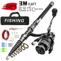 Telescopic Lure Fishing Rod Set – Baitcasting Sea & Lake Rod