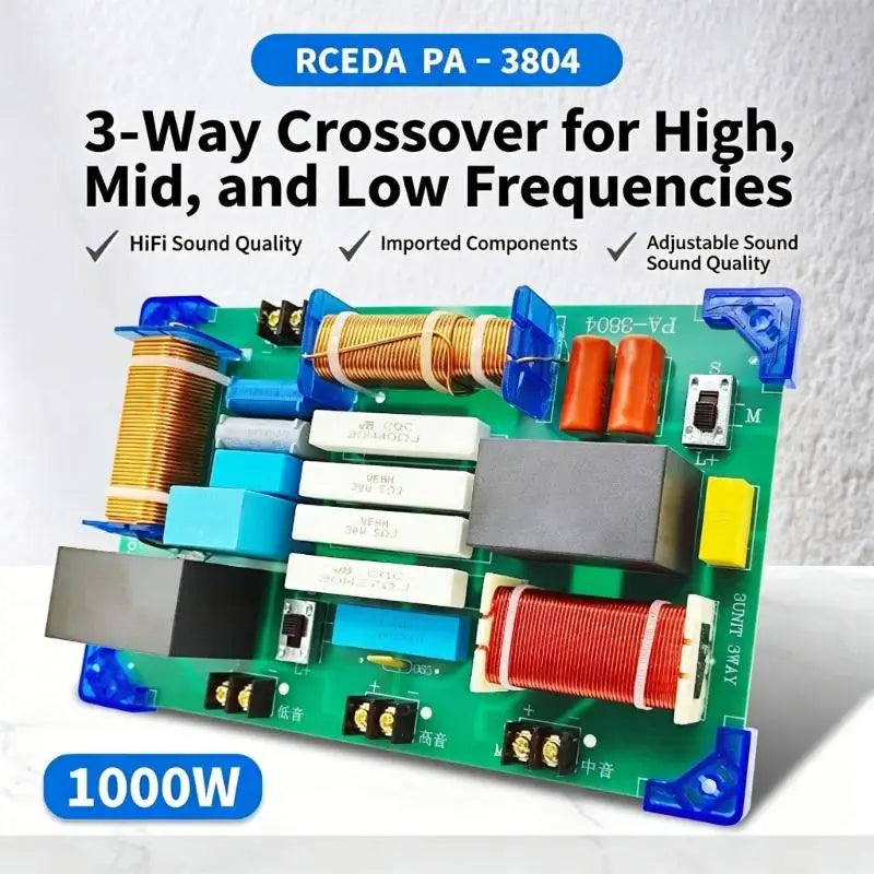 652F Loudspeaker Divider Board 4-8 Ohms Crossover Cabinet Repair Tasks Zpaxo