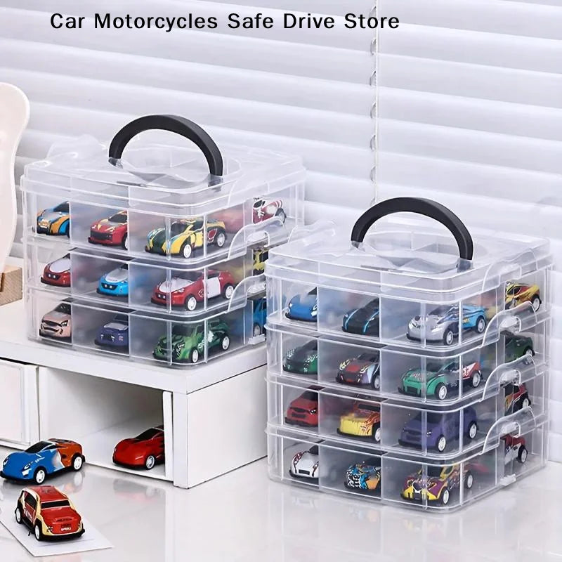 CM1pc Transparent Minimalist Toy Storage Box Dustproof Moisture-proof
