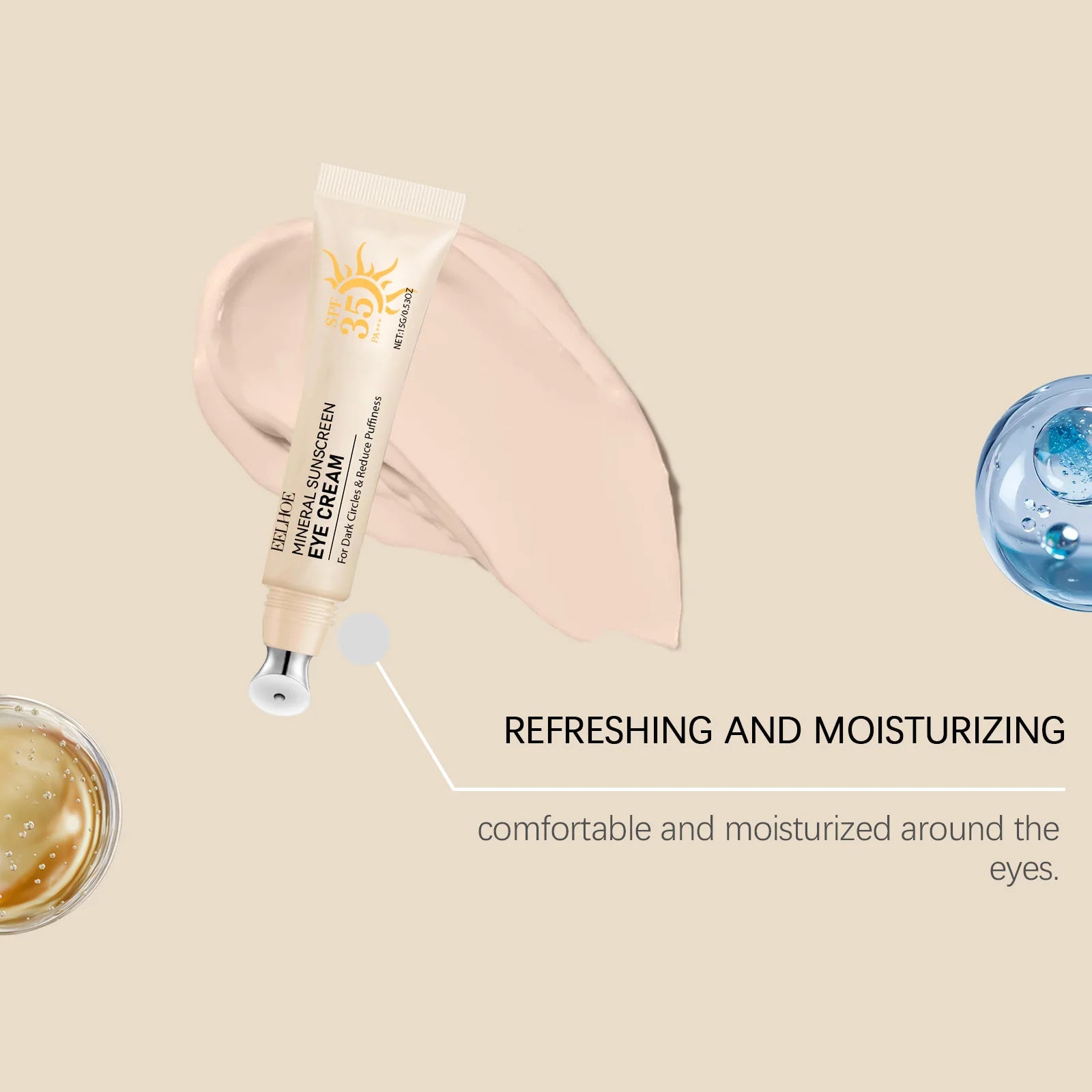 Eelhoe SPF 35 Eye Cream – Sun Protection & Concealer SPF Eye Cream Zpaxo