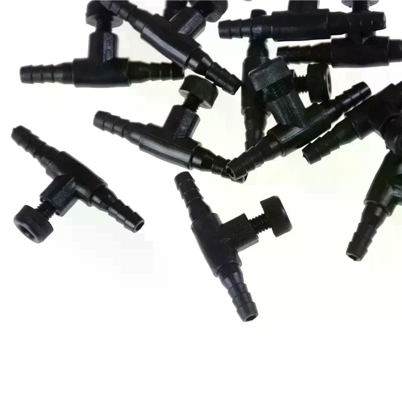 4mm Aquarium Fish Tank Adjust Air Line Tubing Volume Flow Control Valves Best Quality 20Pcs Zpaxo