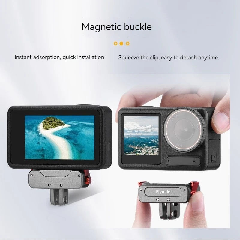 DJI Osmo Action 5 Pro/4/3 Magnetic Quick Release Mount Adapter Camera Mount Adapter Zpaxo