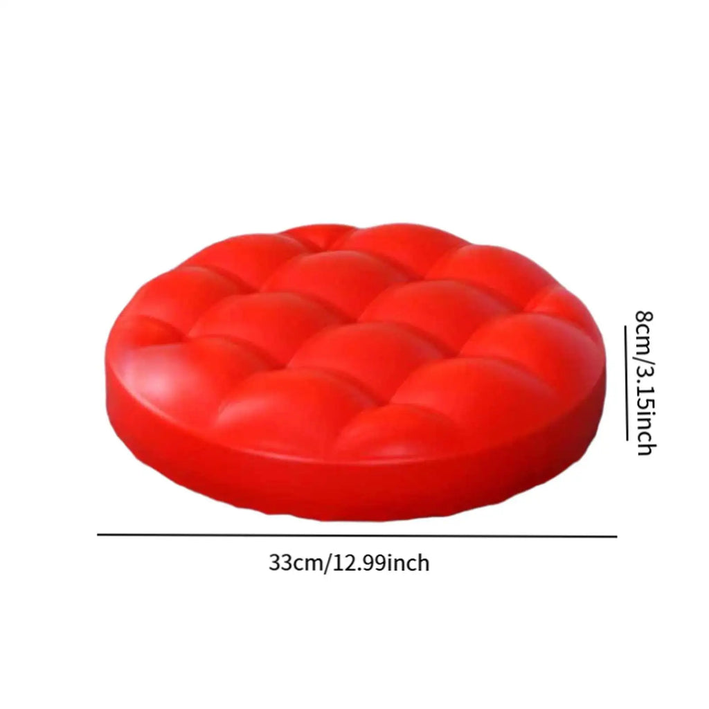 Barstool Seat Cushion PU Leather Cover Heavy Duty Round Rotate Chair Zpaxo