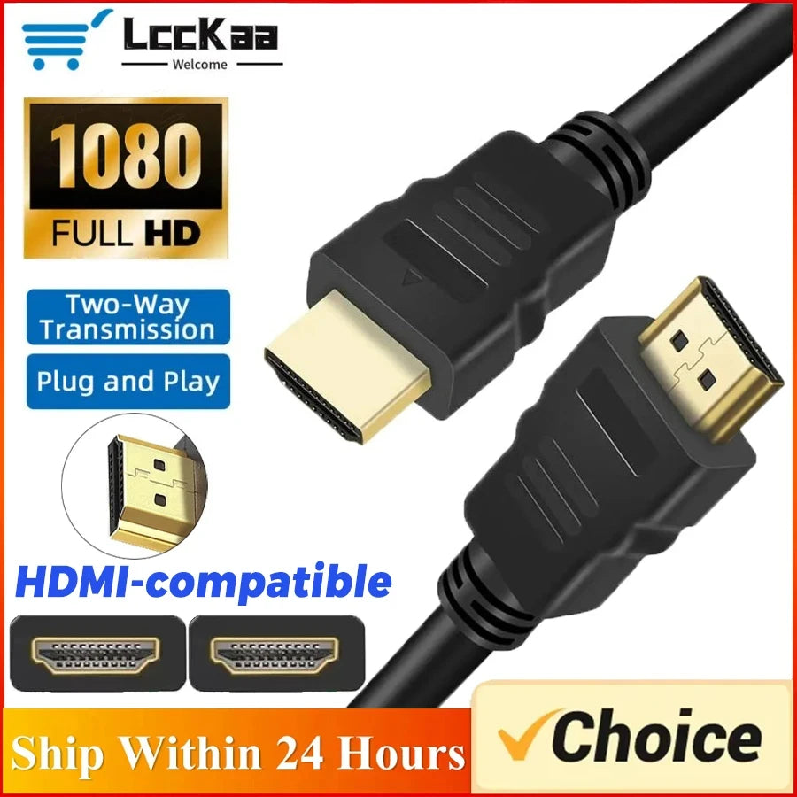 【Fast Delivery】Mini HDMI To HDMI Cable 1M/1.5M 4K HD 1080P 3D HDMI Adapter For Pc/Projector/Camera/Tv/Monitor/Dvd Zpaxo