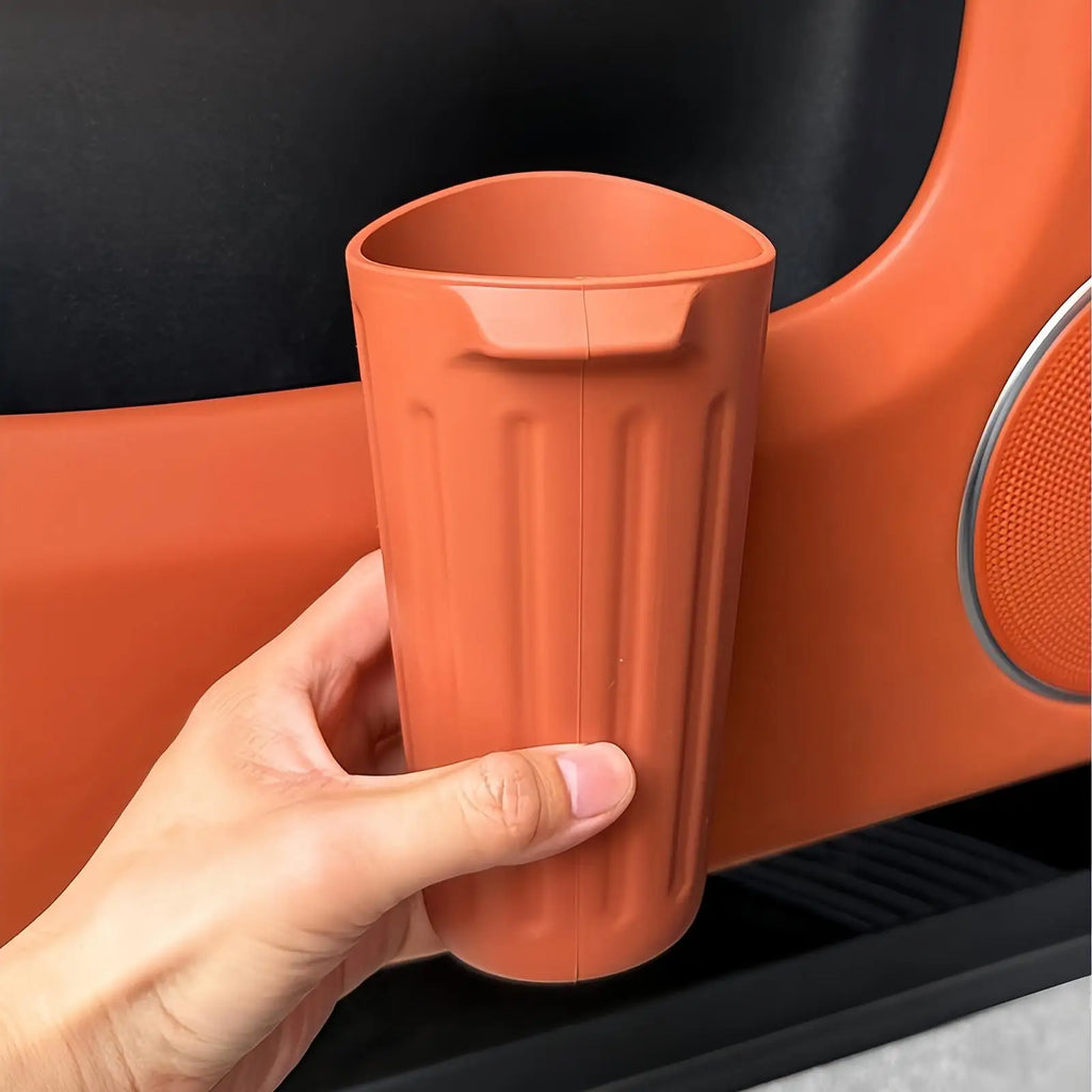 Mini Silicone Car Trash Can – Auto Cup Holder Garbage Bin Car Trash Bin Zpaxo