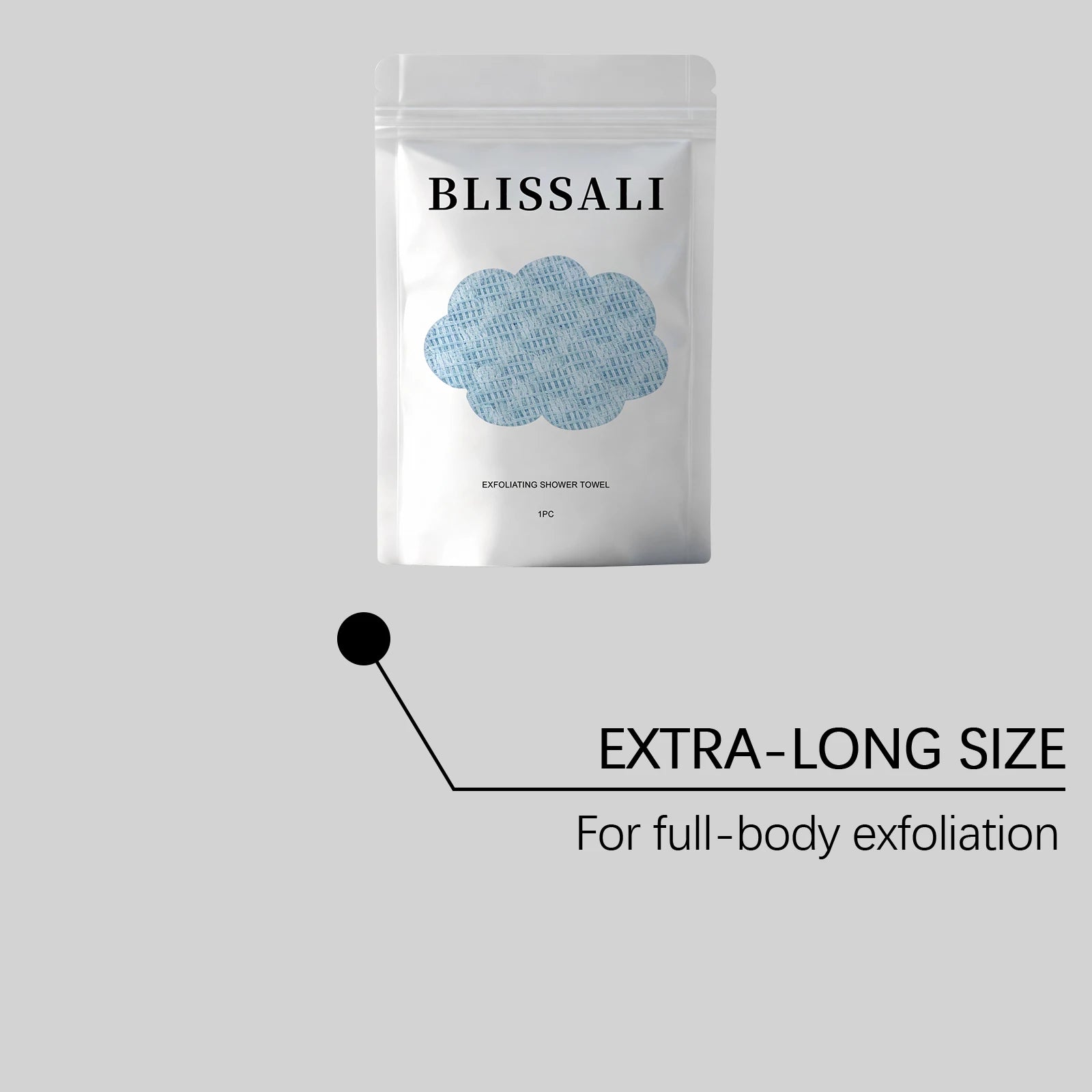 Exfoliating Shower Towel – Back Scrubber & Dead Skin Remover Exfoliating Bath Towel Zpaxo