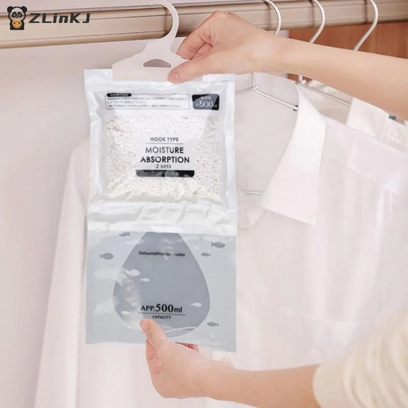 5 Moisture Absorber Hanging Drying Clothes Dehumidifier Wardrobe Dry Zpaxo