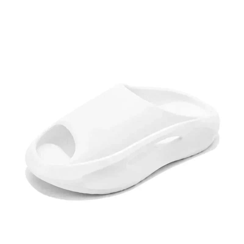 Slippers Men Women Eva Soft Bottom Thick Comfortable Shock-absorbing Zpaxo 2306 pure white 36-37