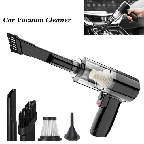 Car Vacuum Cleaner 120000PA Powerful Cleaning Machine Cars Cleaner Mini Wireless Portable Hand held Cleaner for Home Appliance Zpaxo
