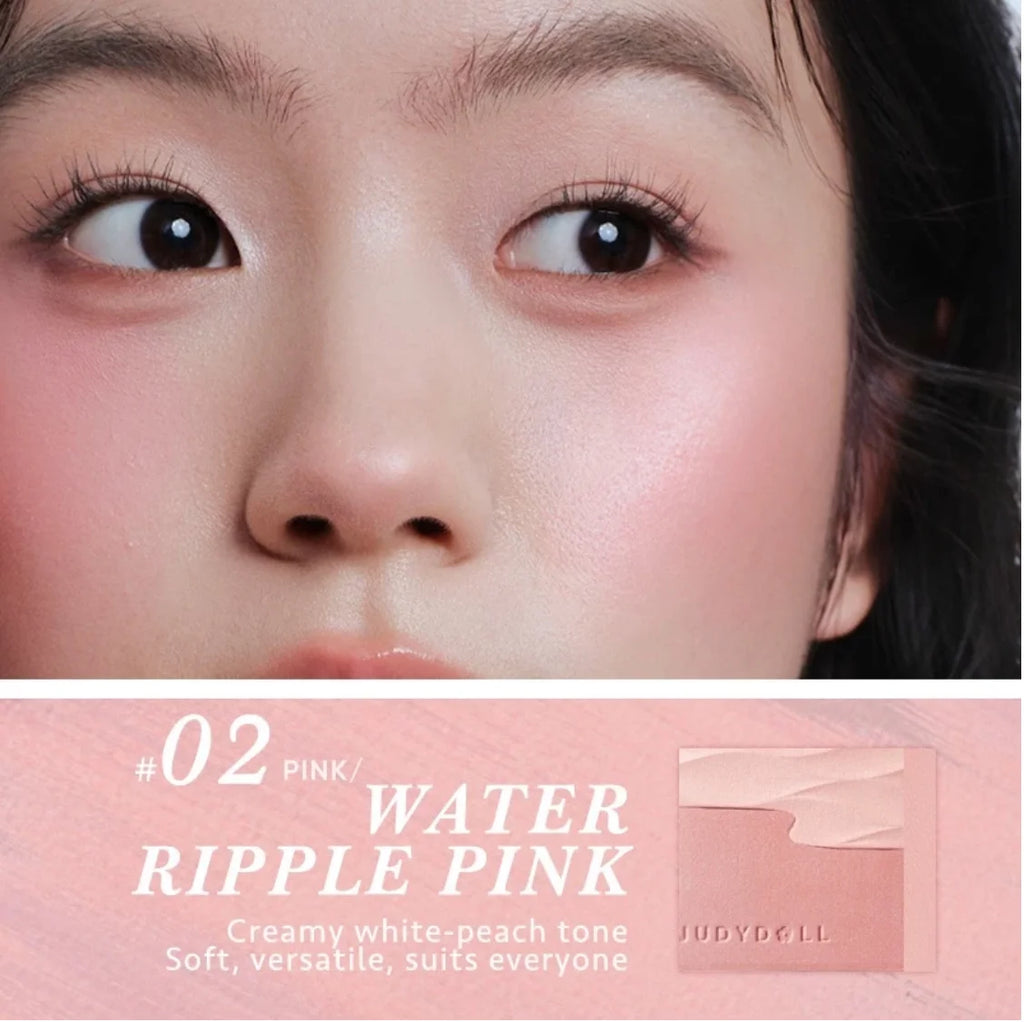 Judydoll Water Satin Glow Blush Layered Water-satin Blends Vivid Zpaxo