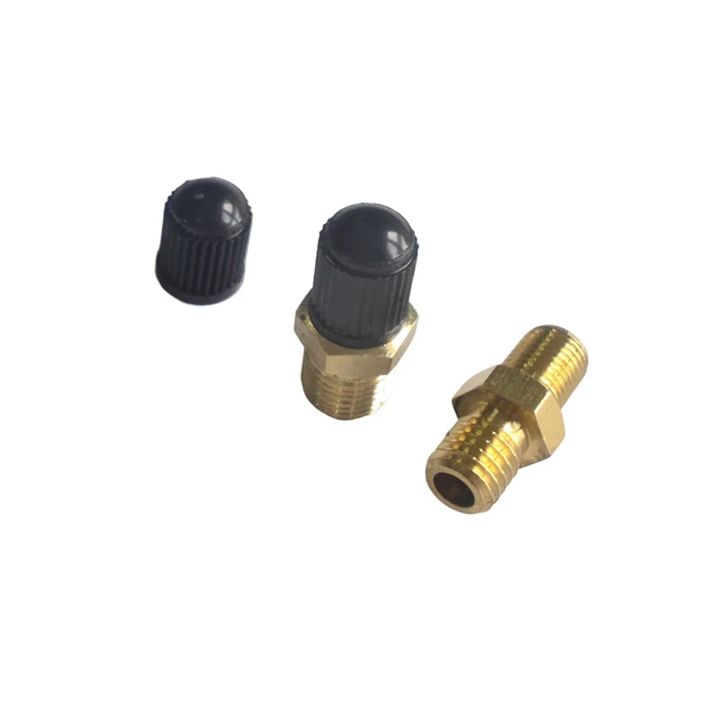 DIY Accessories Air Compressor Tank Fill Valve Hexagonal Brass M8 M10