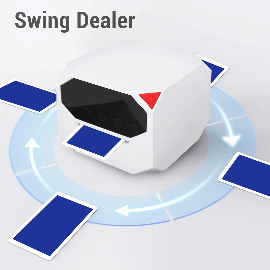 Automatic Card Shuffler Dealer Battery Operated Machine Programming