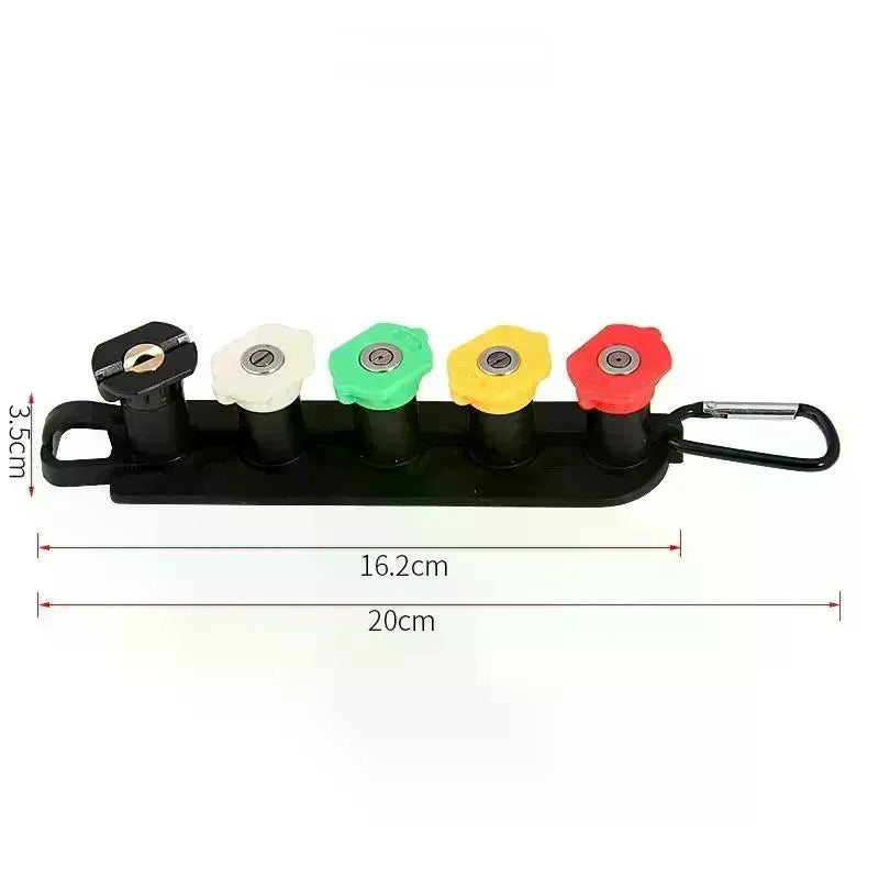 5-Pc Pressure Washer Nozzle Tips Set – 1/4" Quick Connect