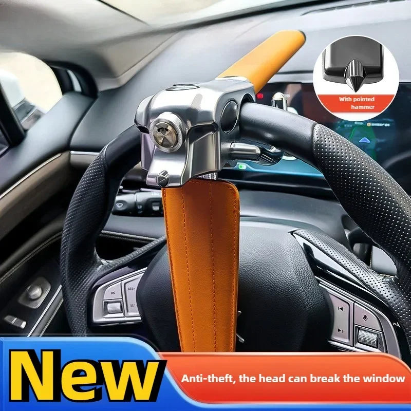Foldable Steering Wheel Lock | Anti-Theft Car Security Device