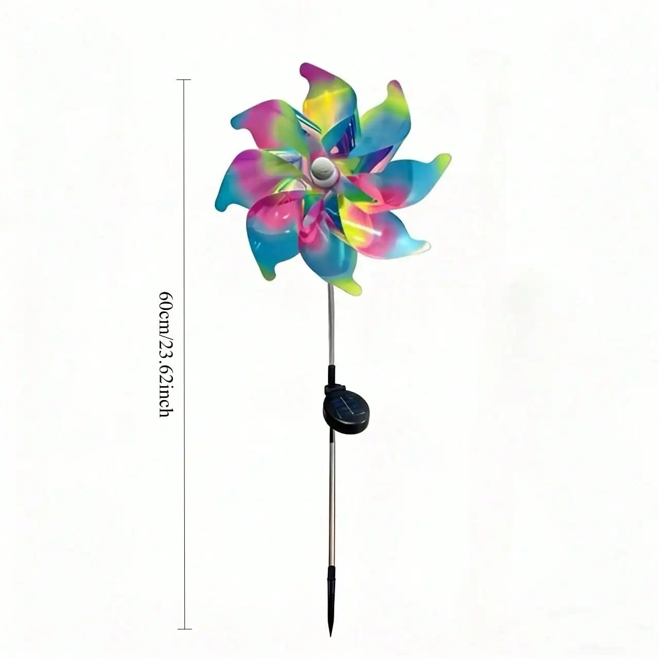 Bright Rotating Solar-powered Windmill Light It's Also Perfect