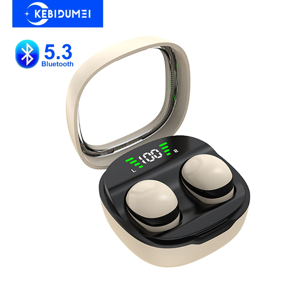 Mini Invisible Earphones Bluetooth 5 3 Headphones Hifi Stereo