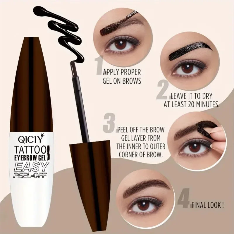 Anti-smudge Easy Remove Makeup Natural Wild Eyebrows Non-sticky
