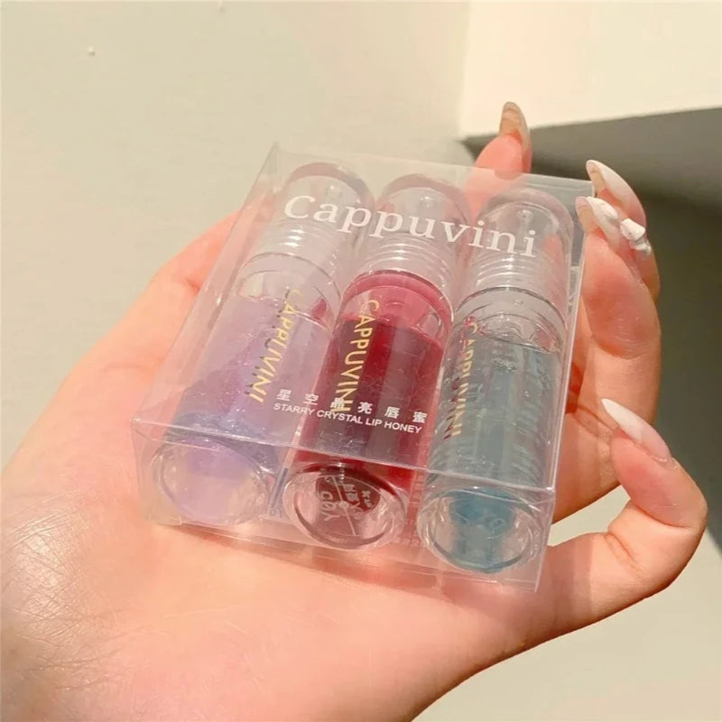 Water Light Lip Gloss Moisturizer Transparent Jelly Mirror Crystal