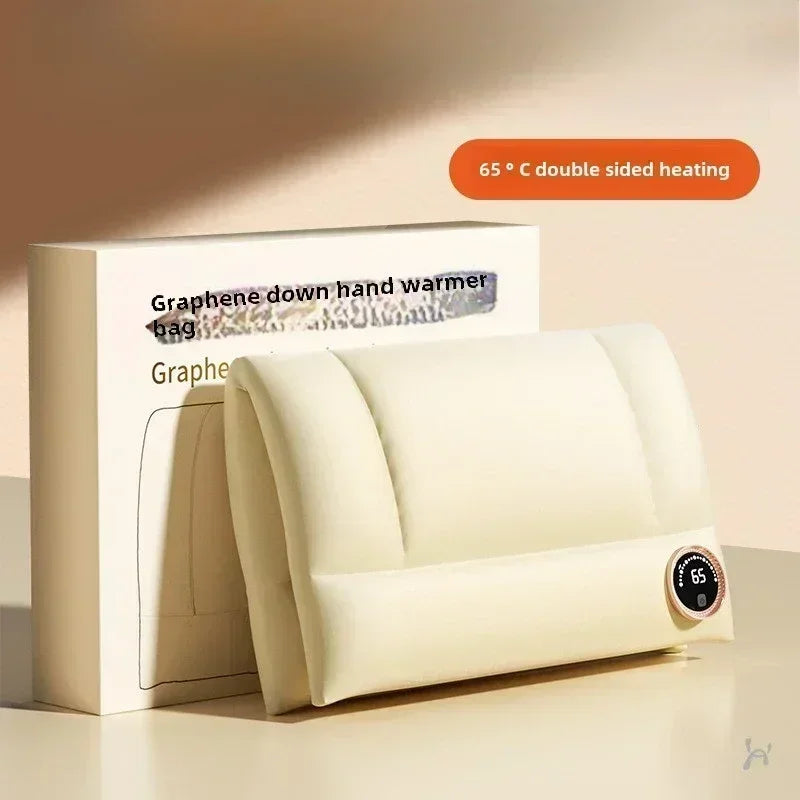 Graphene USB Heated Hand Warmer Gloves – Adjustable Temp Heated Hand Warmer Zpaxo
