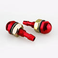 2pcs Fan-Shaped Windshield Washer Nozzle Universal Fit Aluminum Alloy Water Sprayer Adjustable Outlet Durable Washer Sprayer Zpaxo Red