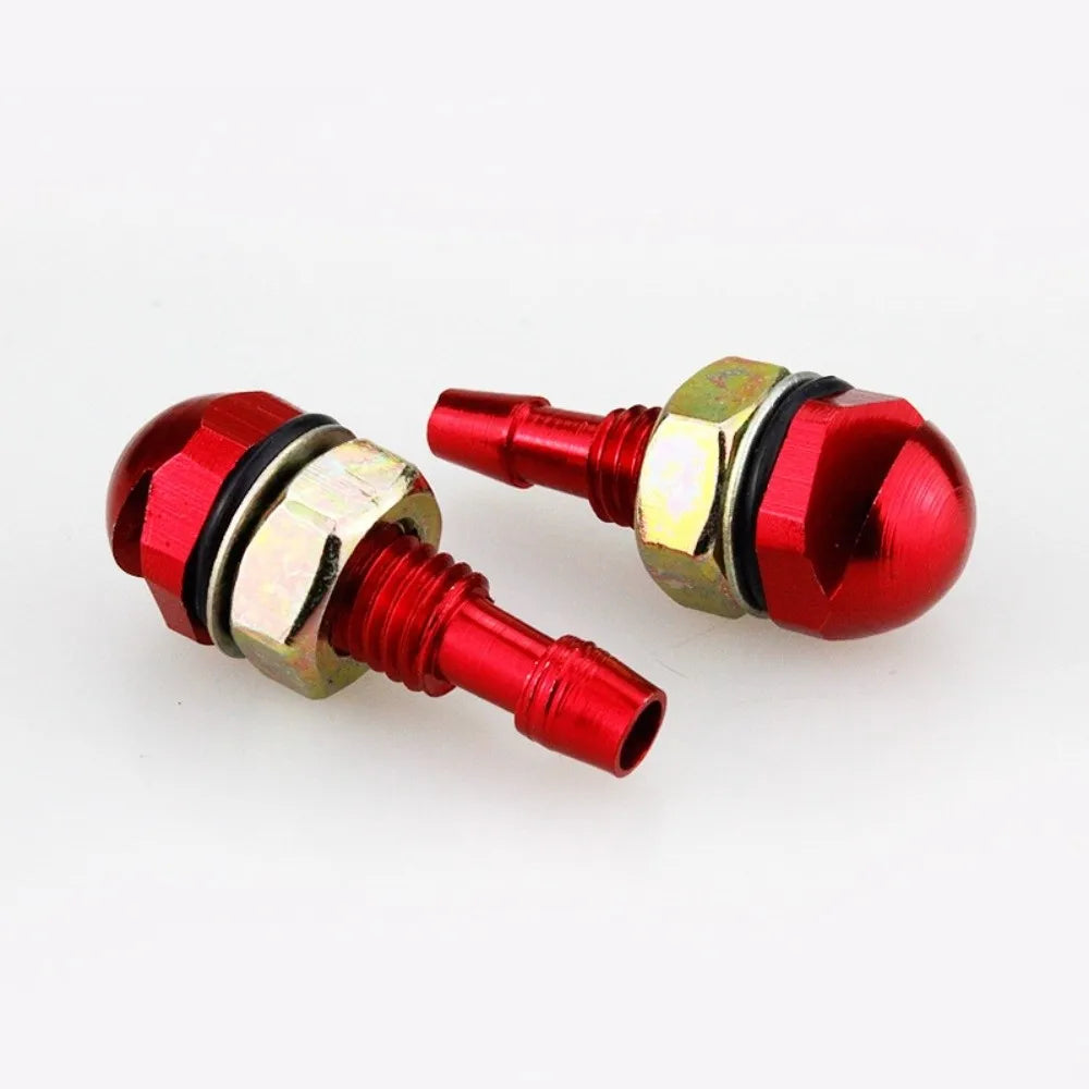 2pcs Fan-Shaped Windshield Washer Nozzle Universal Fit Aluminum Alloy Water Sprayer Adjustable Outlet Durable Washer Sprayer Zpaxo Red