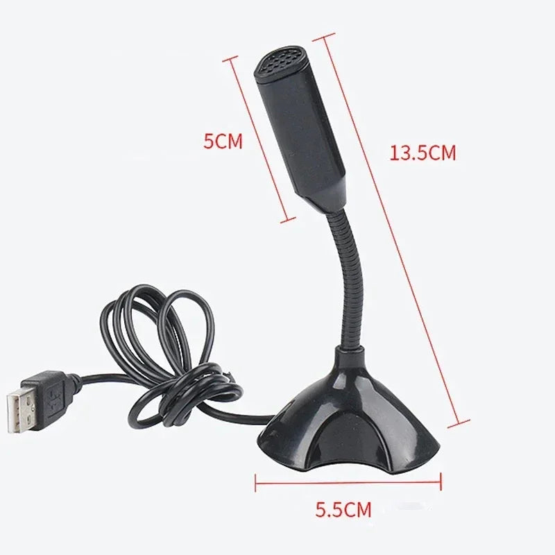 USB Microphone For Laptop And Computers Adjustable Studio Singing Gaming Streaming Mikrofon Stand Mic With Holder Desktop Zpaxo
