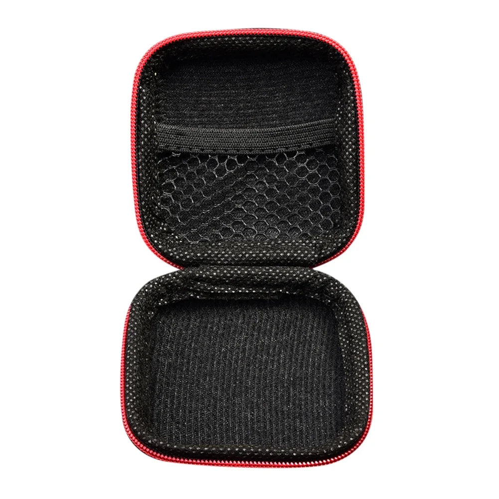 25- Earphone Storage Bag Data Cable Headset Box Portable Travel Zpaxo