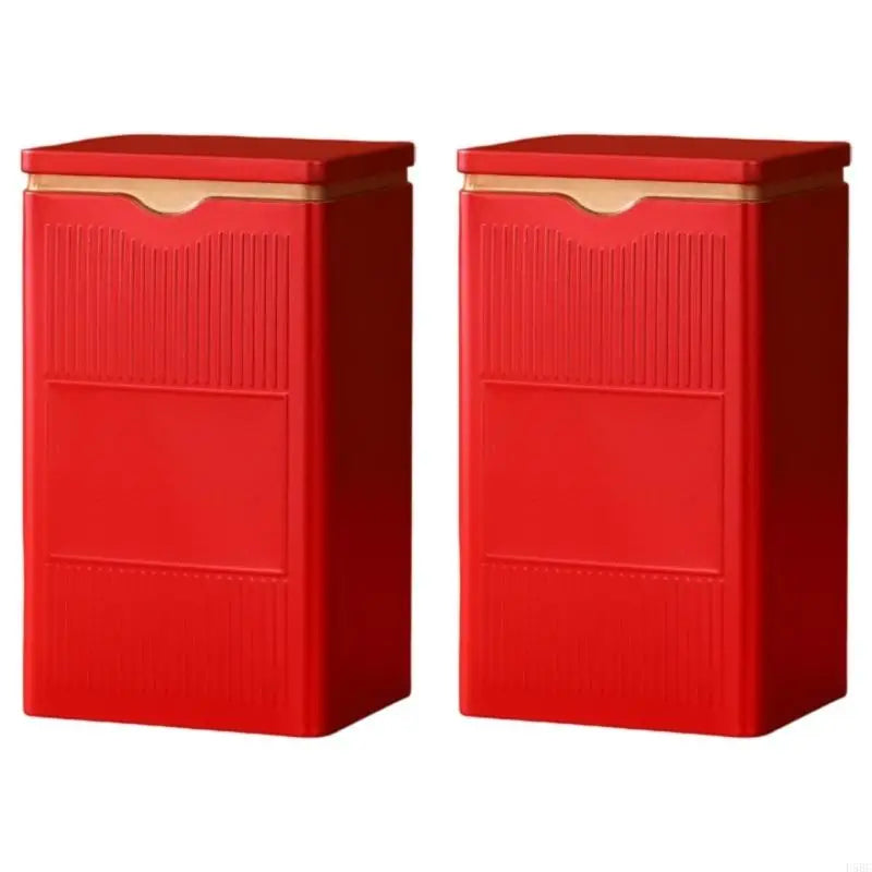 Tea Canister Sealed Storage Tin for Loose Tea Decorative Metal Container Zpaxo