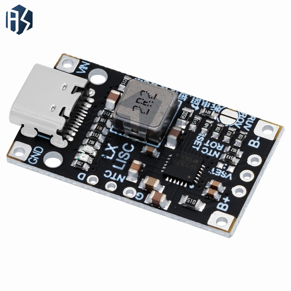 Type-c USB 2S 3S BMS Module 15W 8 4V 12 6V 1 5A Li-battery Charger Zpaxo