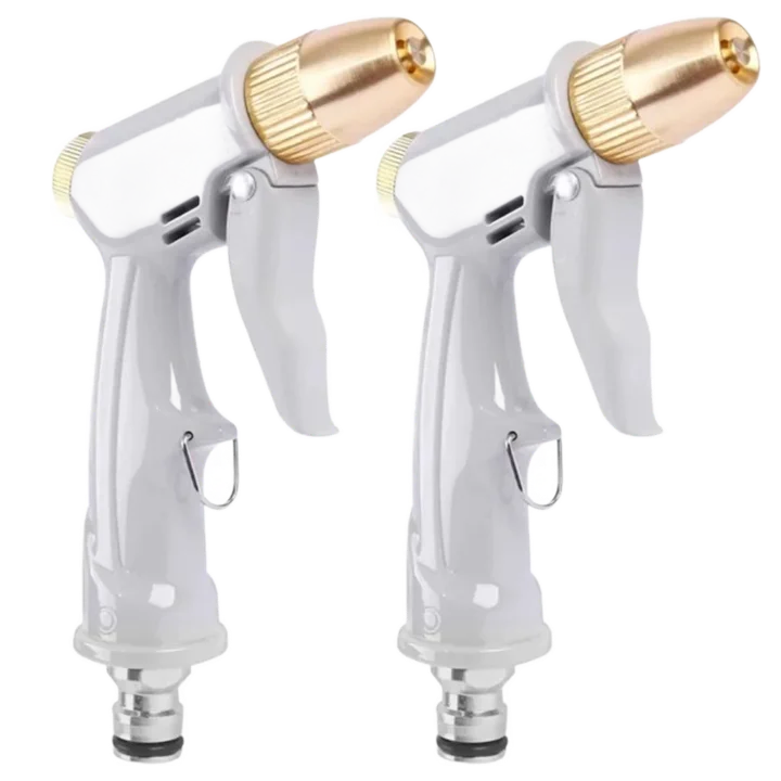 High Pressure Water Spray Gun – Brass Nozzle Garden Hose Sprayer Garden Hose Spray Gun Zpaxo 2PCS
