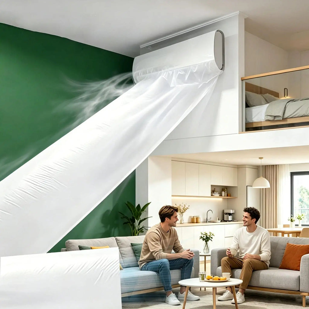 Portable Ac Hose Flexible Pipe Accessory Portable Air Conditioner Exhaust Hose For Indoor Home Bedroom Garage Office RV Wall Zpaxo