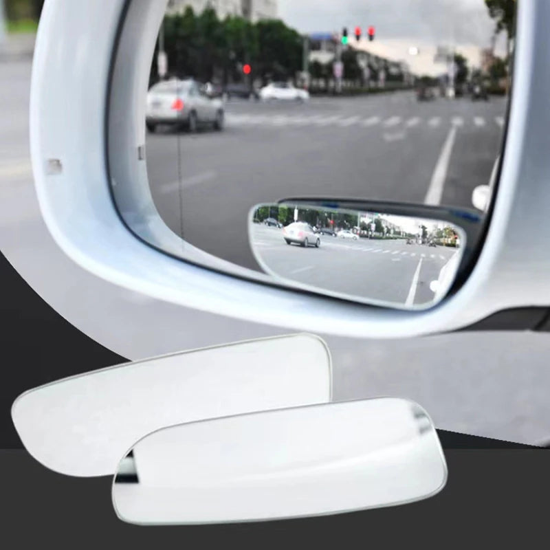 Car 360 Degree Adjustable Blind Spot Mirror Auxiliary Rearview Convex