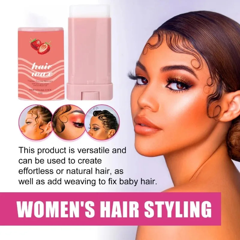 Hair Wax Pomade Broken Frizz Fixed Fluffy Styling Greasy Gel Lasting