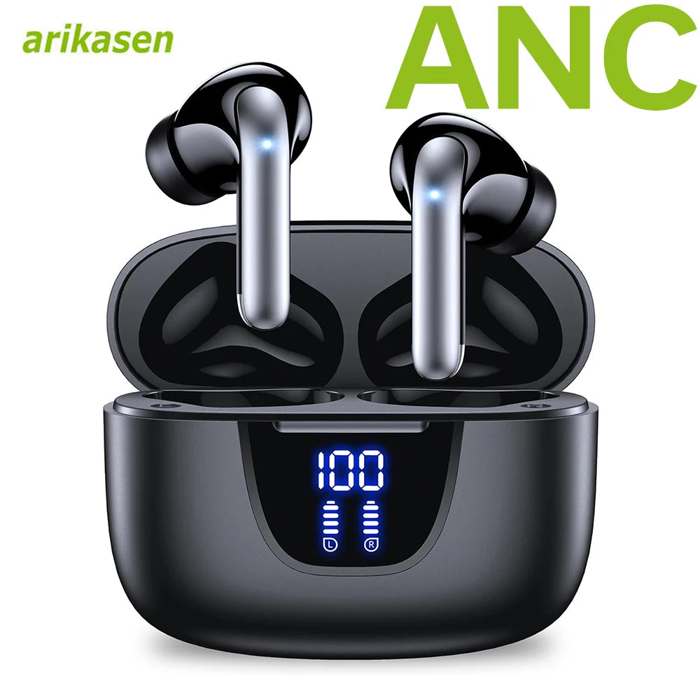 ANC Bluetooth Earphones Active Noice Cancellation Wireless Earbuds 5