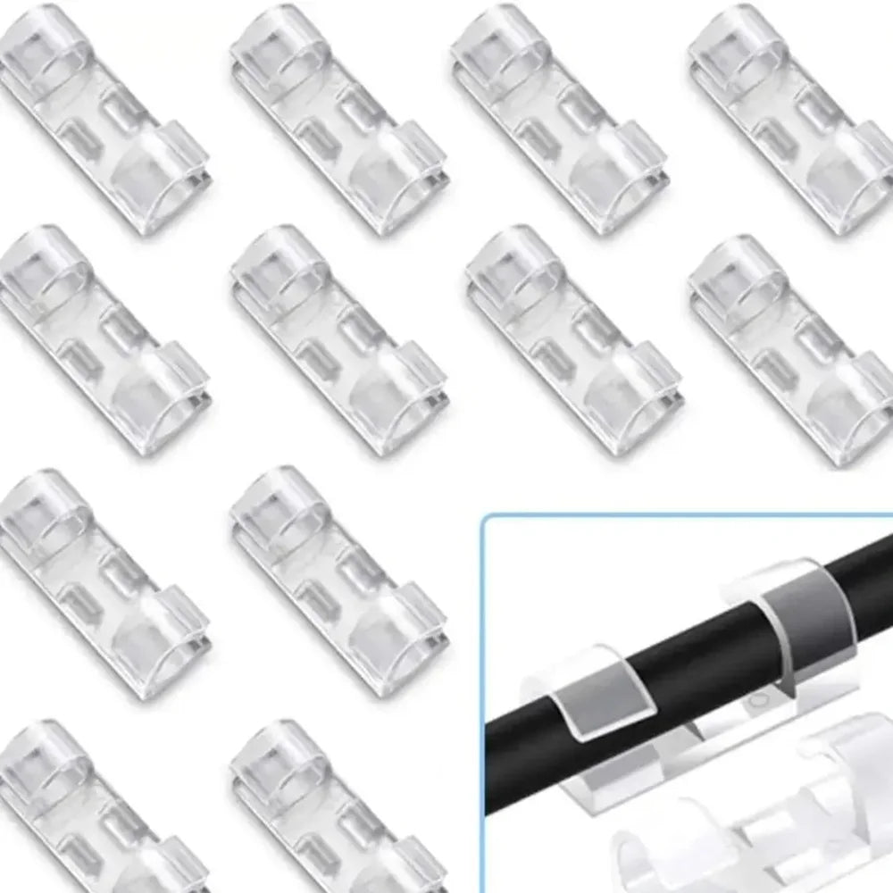 Self-Adhesive Cable Clips – Wire Organizer Holder 5/20 Pack Cable Clips Zpaxo