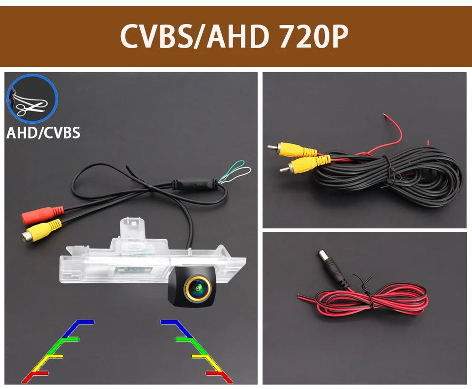 170 Degree AHD 1080P CVBS Reverse Backup Rear View Camera BMW 6 1