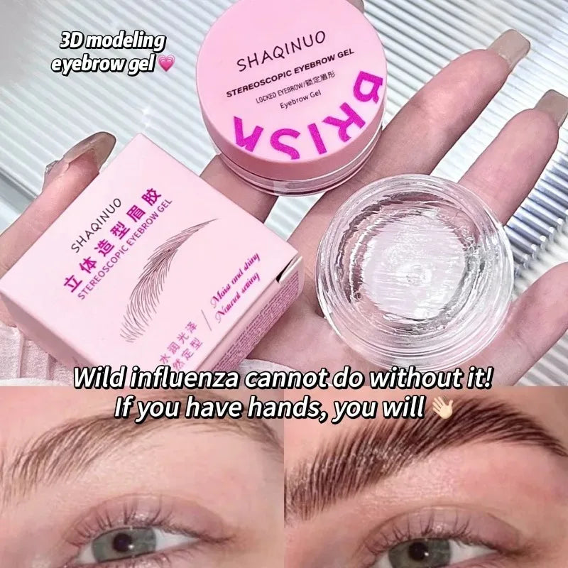 Three-dimensional Eyebrow Shaping Soap Waterproof Quick-dry Gel Zpaxo 1Pc Styling Cream B