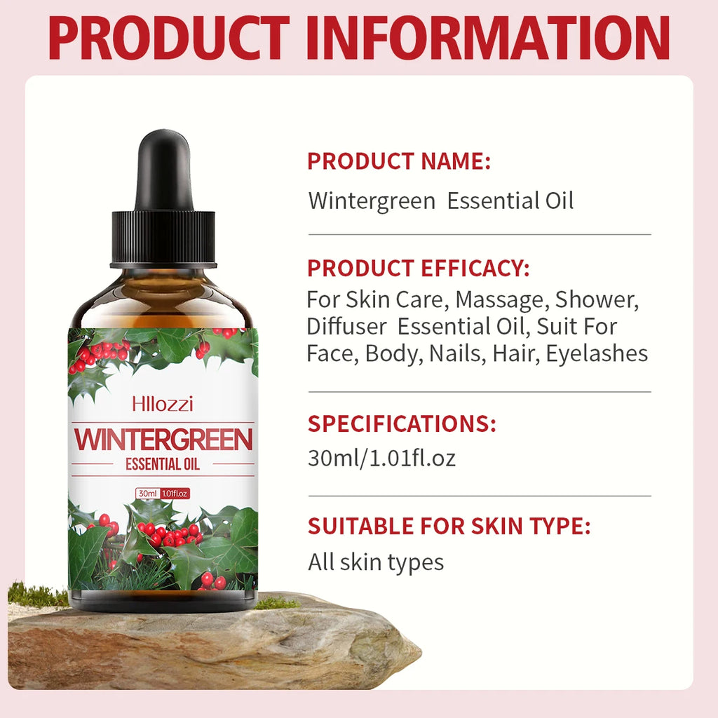 Wintergreen essential oil hydration and moisturizing aromatherapy aromatherapy soap diffuser humidifier multifunctional essentia Zpaxo
