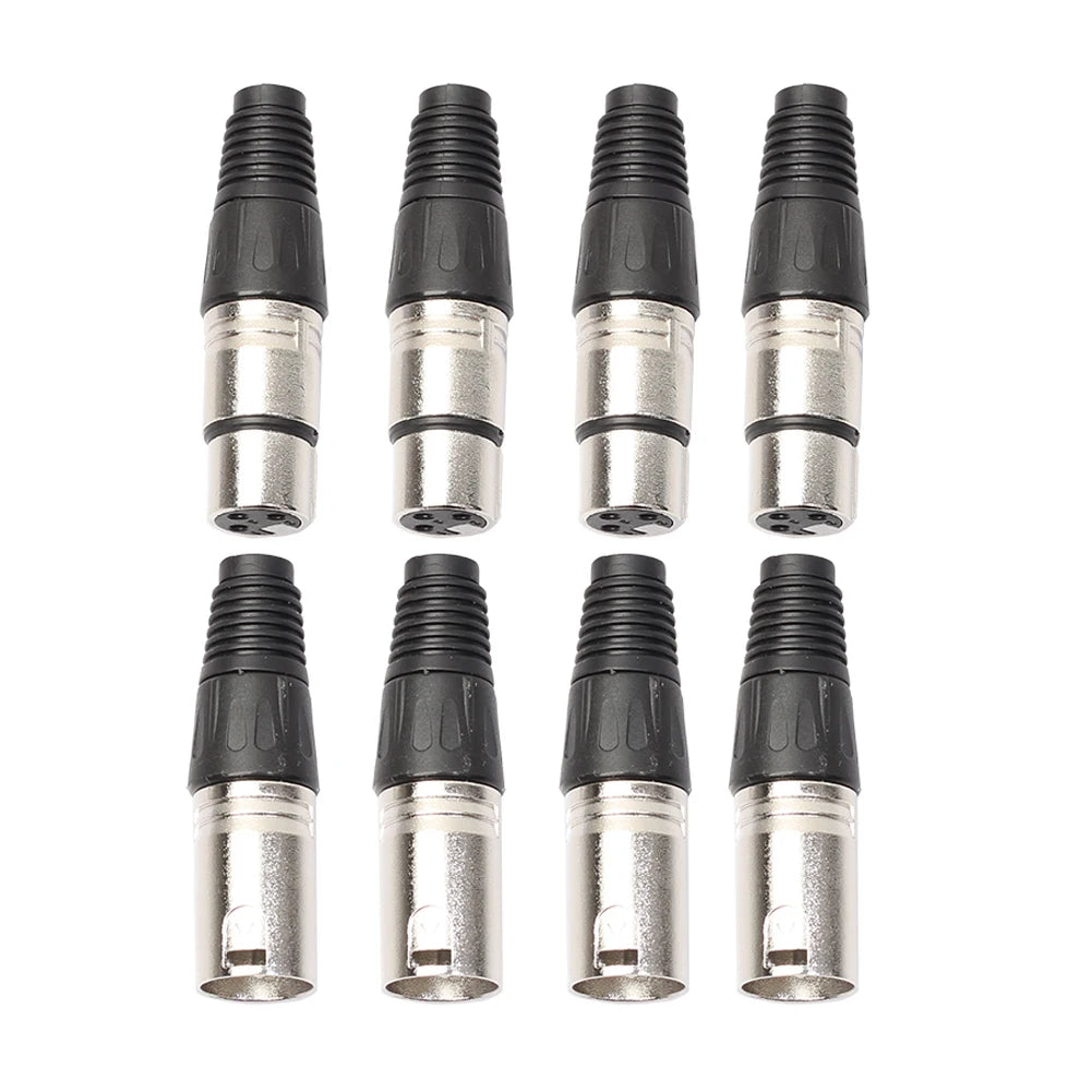 40- 3Pin XLR Audio Cable Connector Microphone Wire Socket MIC Male Zpaxo