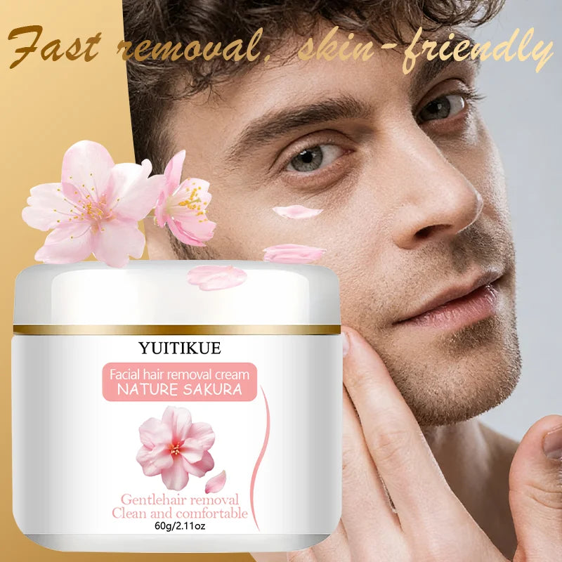 YUITIKUE Sakura Hair Removal Cream – Gentle & Smooth Hair Removal Cream Zpaxo