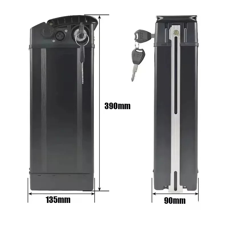 New 48V 52V Silverfish-Batterie Pour Vélo Électrique 30AH 20Ah 17Ah Batteries Haute Capacité Cellules 18650 Power 500-2000W Zpaxo