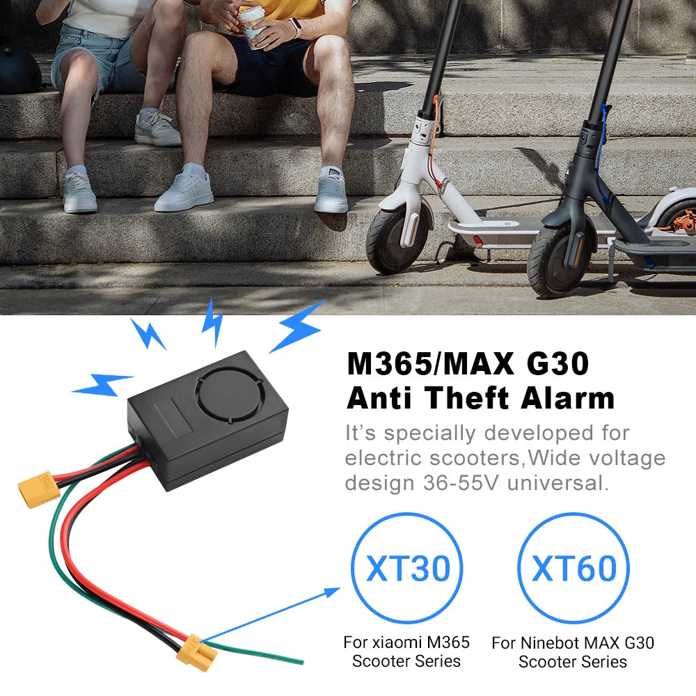 Anti-Theft Remote Control Lound Alarm For Xiaomi M365 1s Pro Pro2 for Ninebot Max G30 G30D Electric Scooter Device Replacement Zpaxo