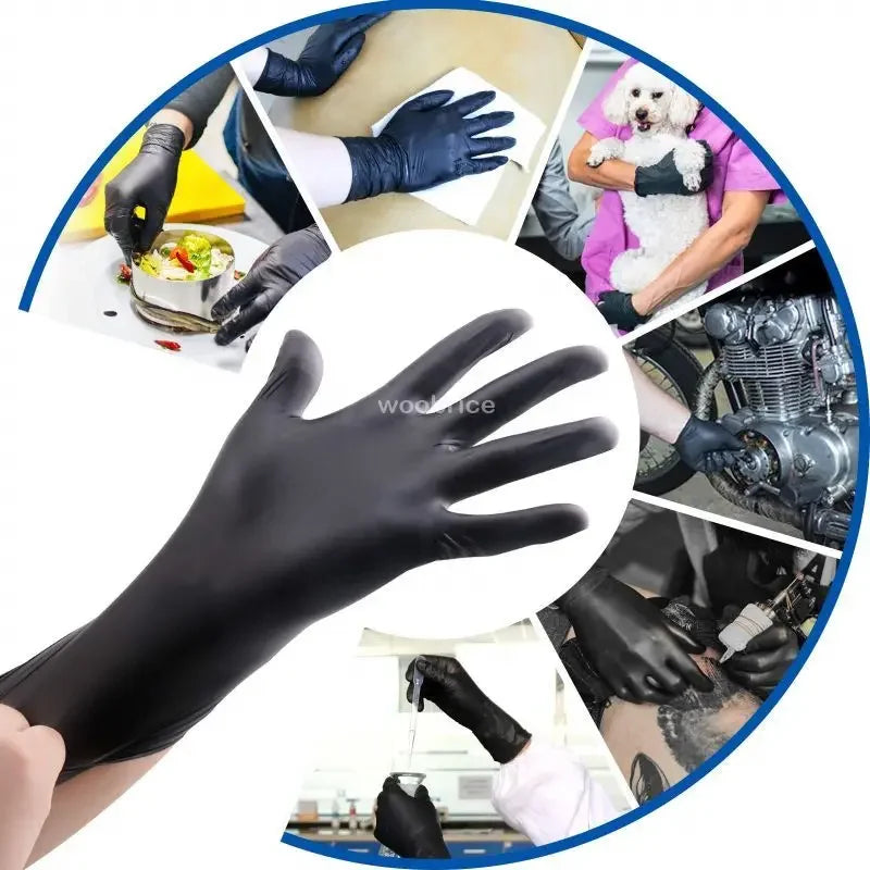 200 Pieces Disposable Gloves Nitrile Gloves Food Grade Cooking Gloves Food Safe Food Grade Safety Glove Tattoo Special Glove Zpaxo
