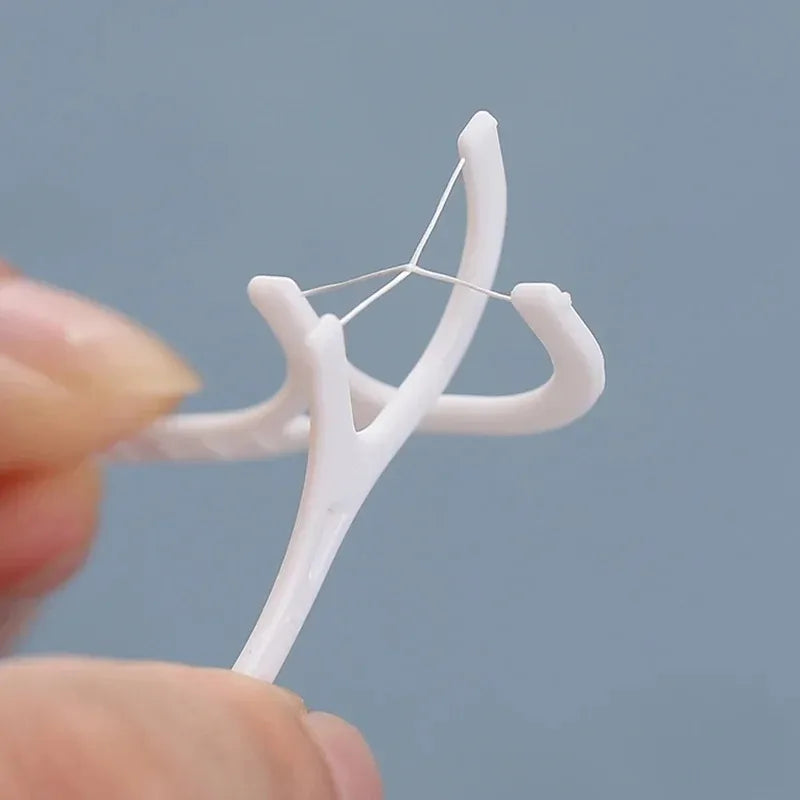 Disposable Dental Floss Picks – Ultra-Fine Flosser Set 100–600 Pcs