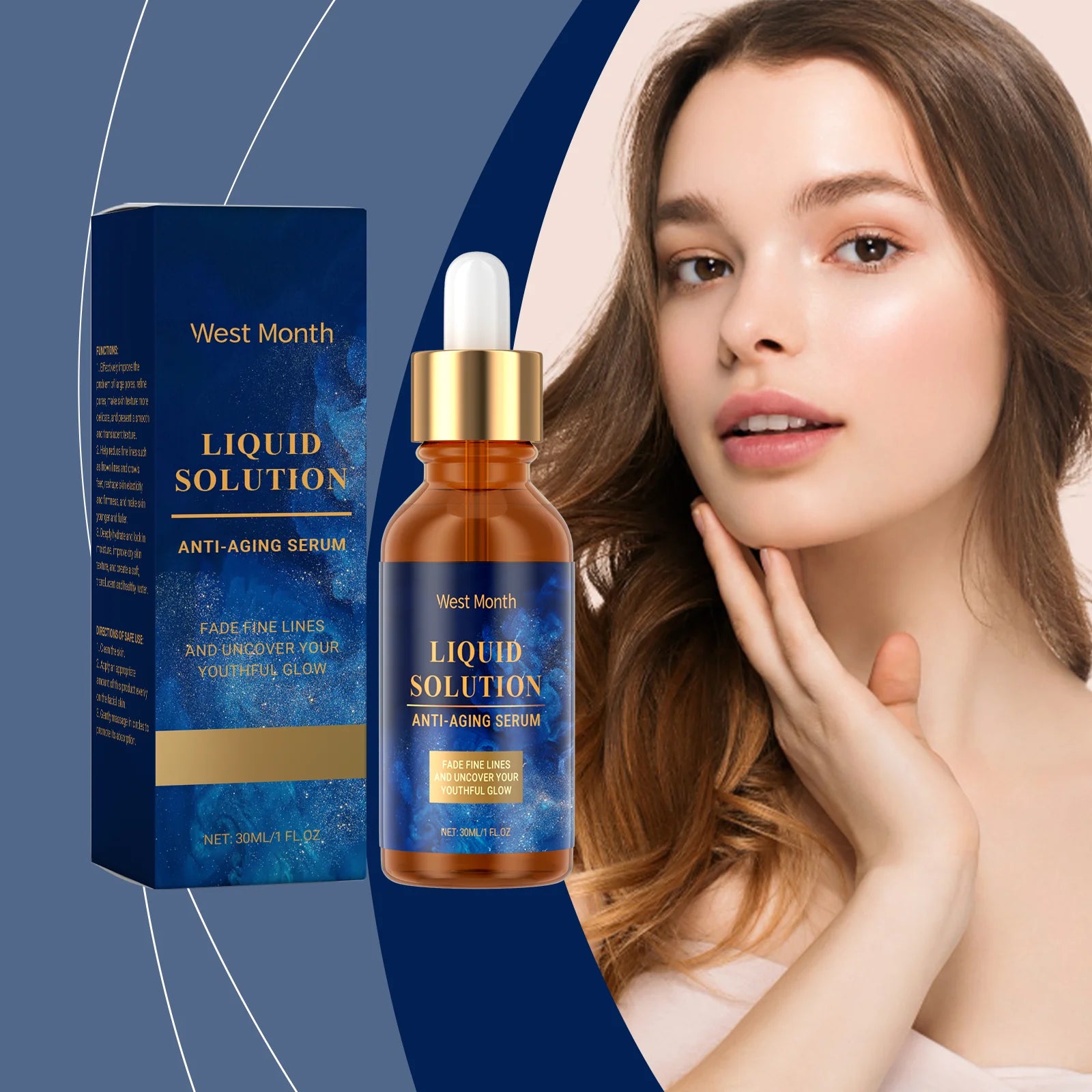 Firming Facial Serum, smooths pores, hydrates, nourishes, repairs, moisturizes, and improves roughness Zpaxo
