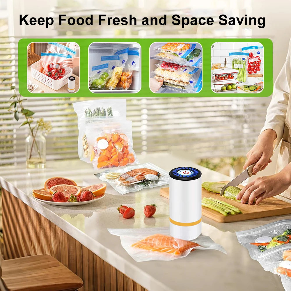 Electric Air Pump Handheld Automatic Food Fresh-keeping Rechargeable
