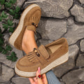 Spring New Women Sneakers Platform Slip-On Casual Designer Shoes Large Size Outdoor Anti-slip Loafers Autumn Slip on Sneakers Zpaxo Khaki 41